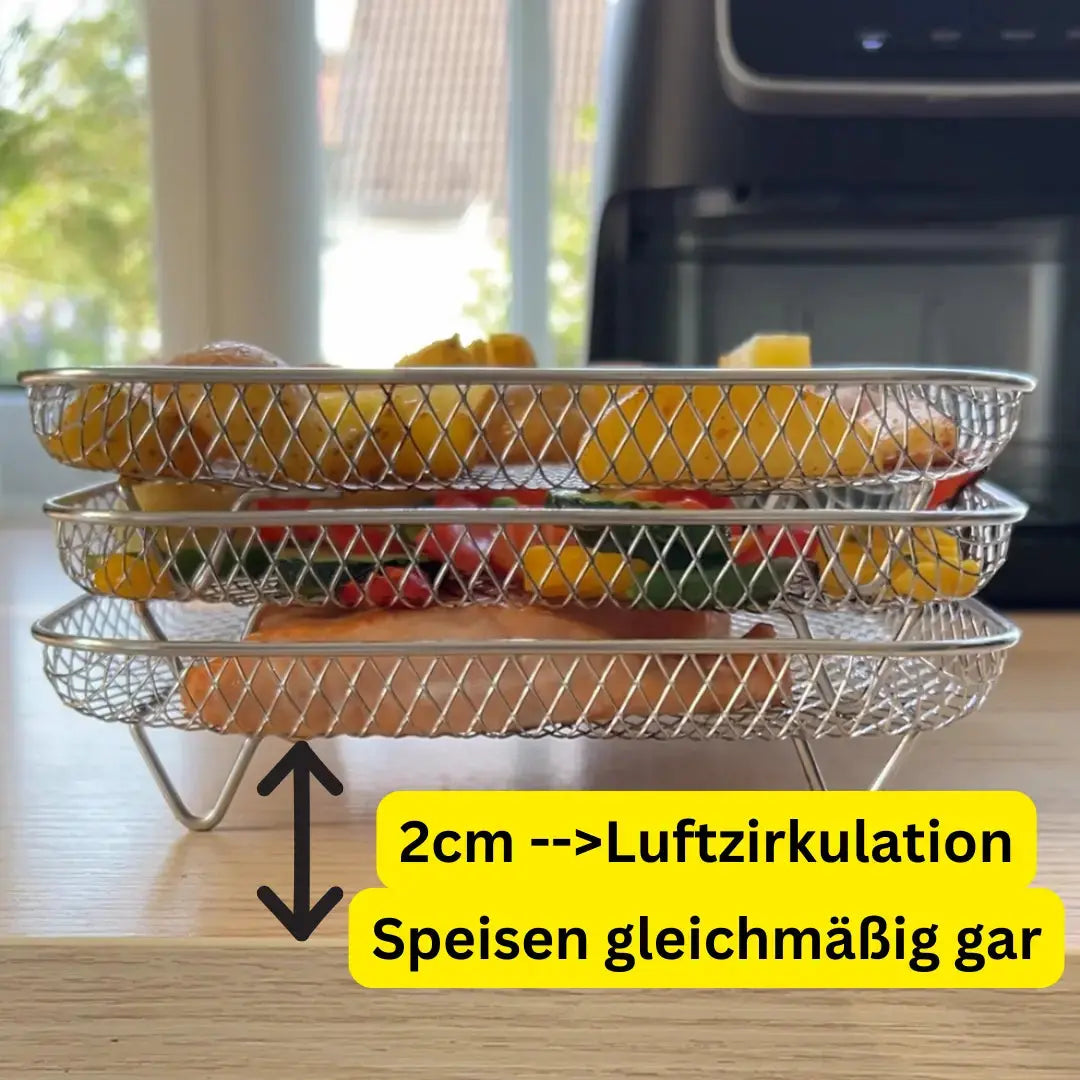 Ekstraudstyr til udvidelse af kapacitet til airfryer