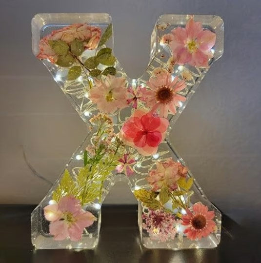 Håndlavet blomster natlampe til drømmende atmosfære