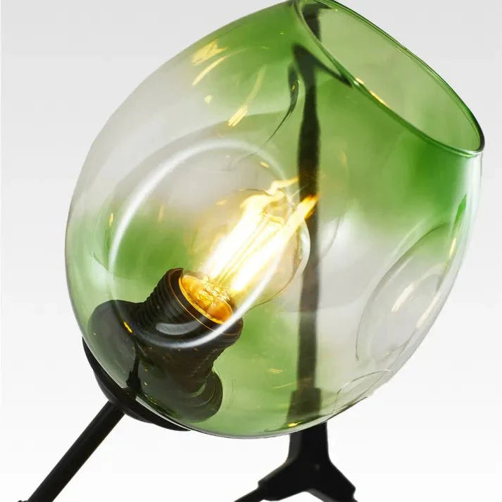 Loftlampe med Glas-Kupler – Moderne Statement