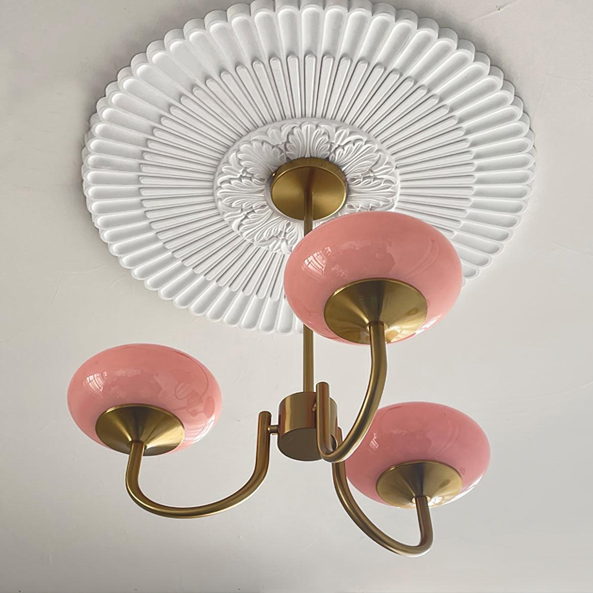 Farvet Loftslampe – Legende Glasdesign