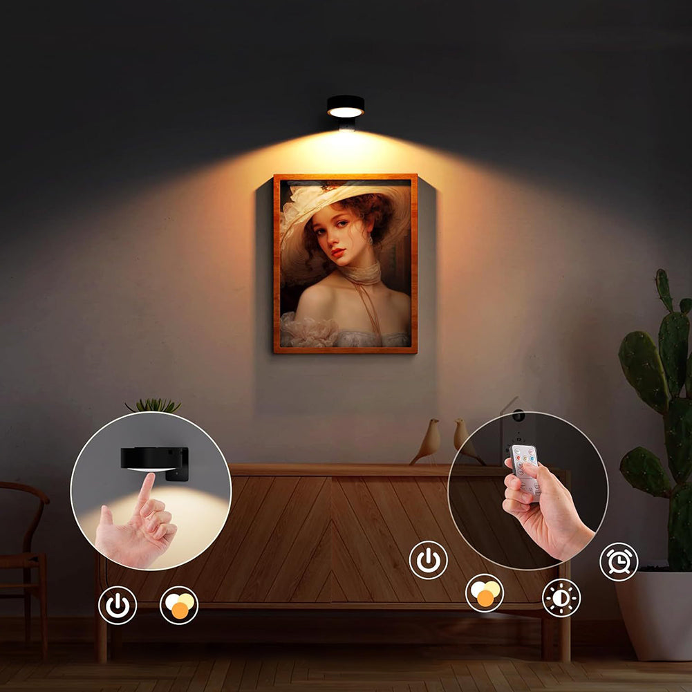 Magnetisk Male Lampe med 13 Justerbare Lysindstillinger
