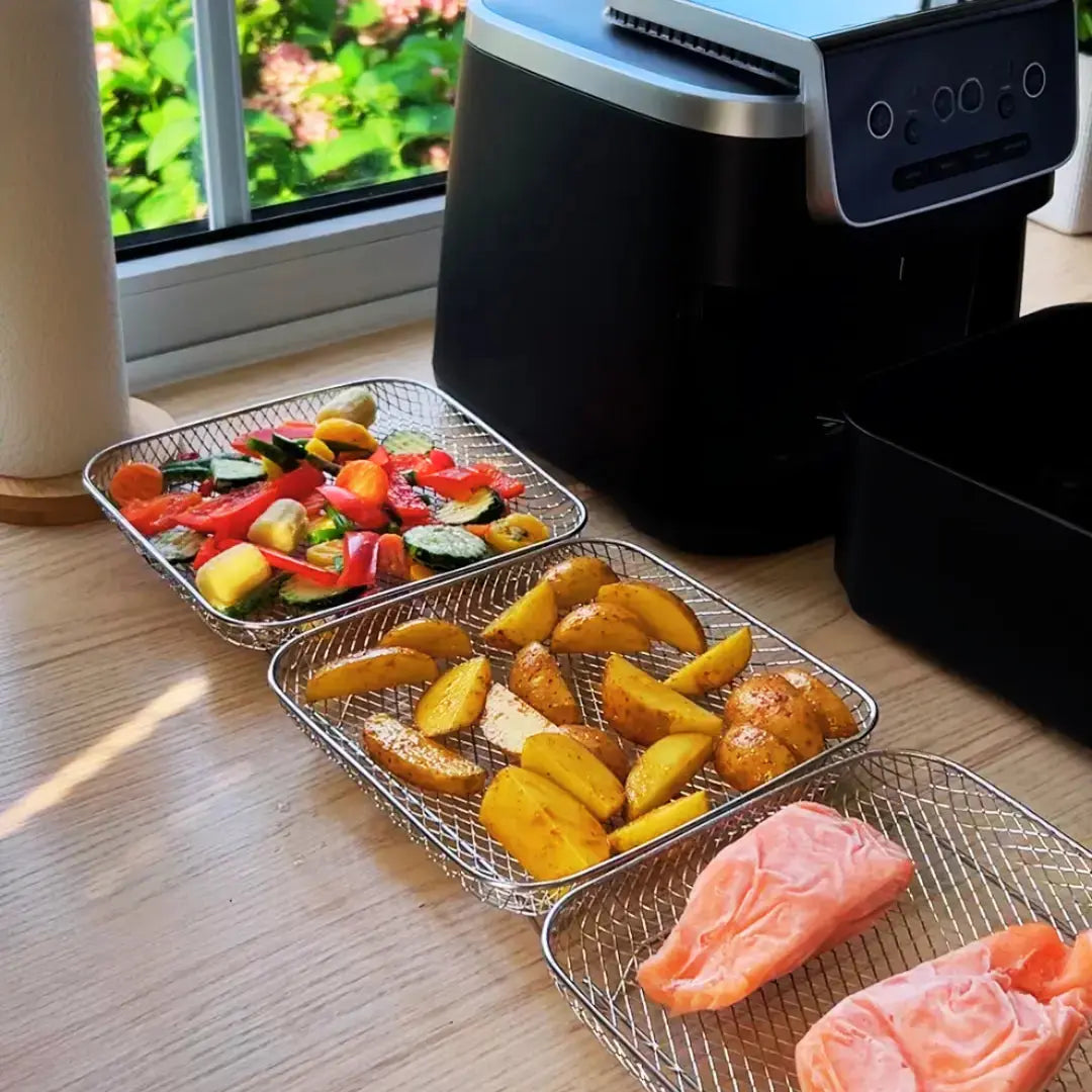 Ekstraudstyr til udvidelse af kapacitet til airfryer
