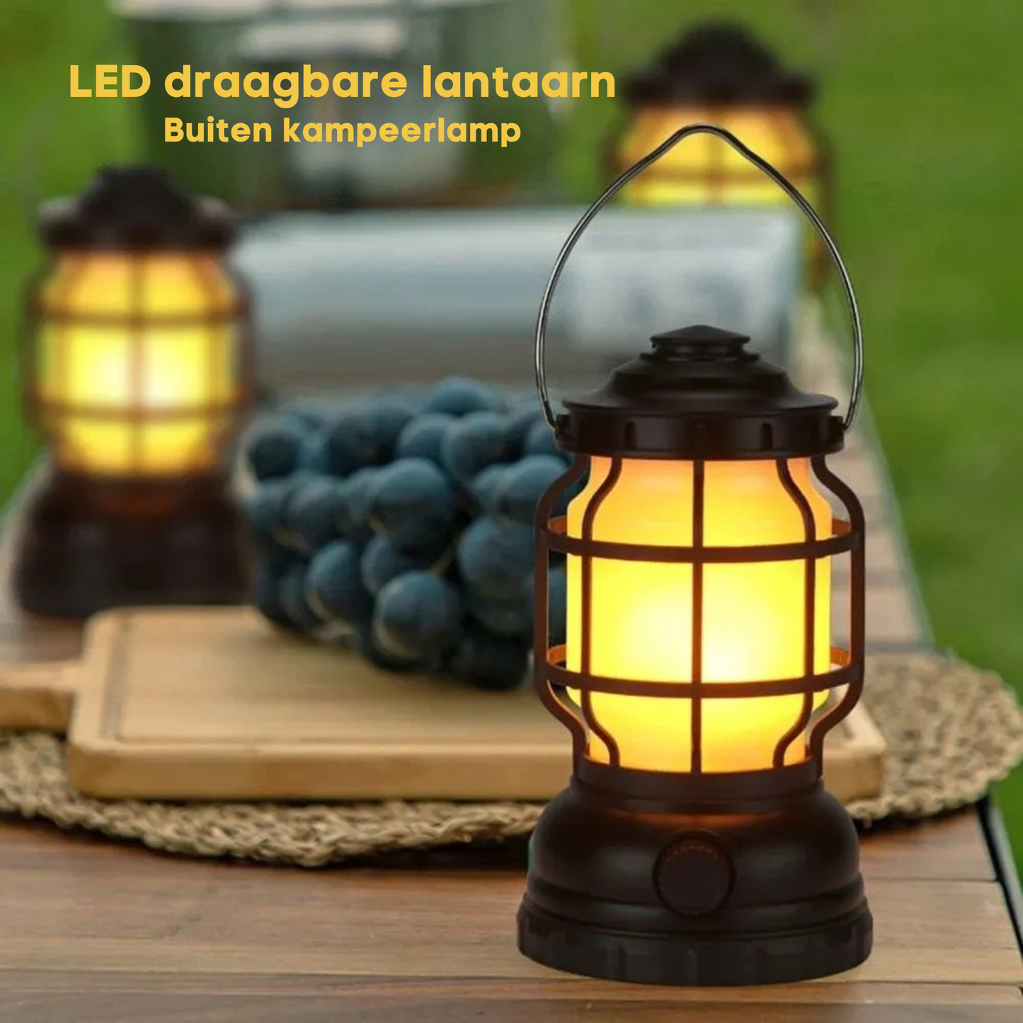 Boslantaarn - Vintage Inspireret Campingbelysning