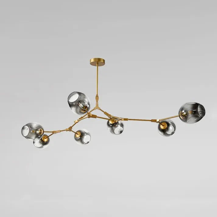 Loftlampe med Glas-Kupler – Moderne Statement
