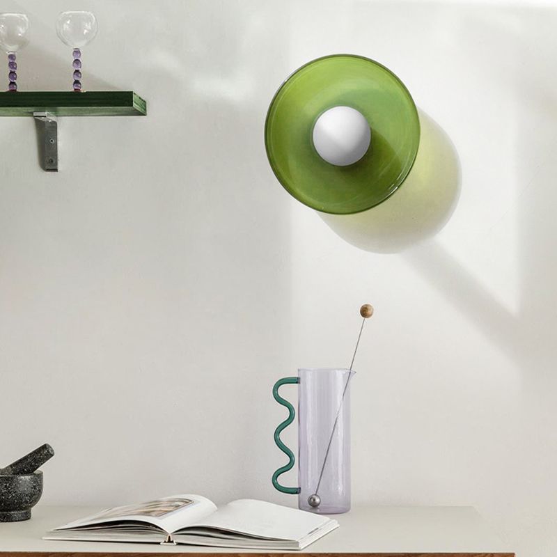 Rund Loftlampe – Farverig Moderne Stil