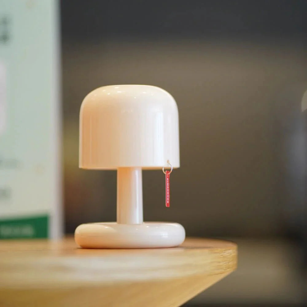 Bordlampe i Svampedesign – Blød & Hyggelig