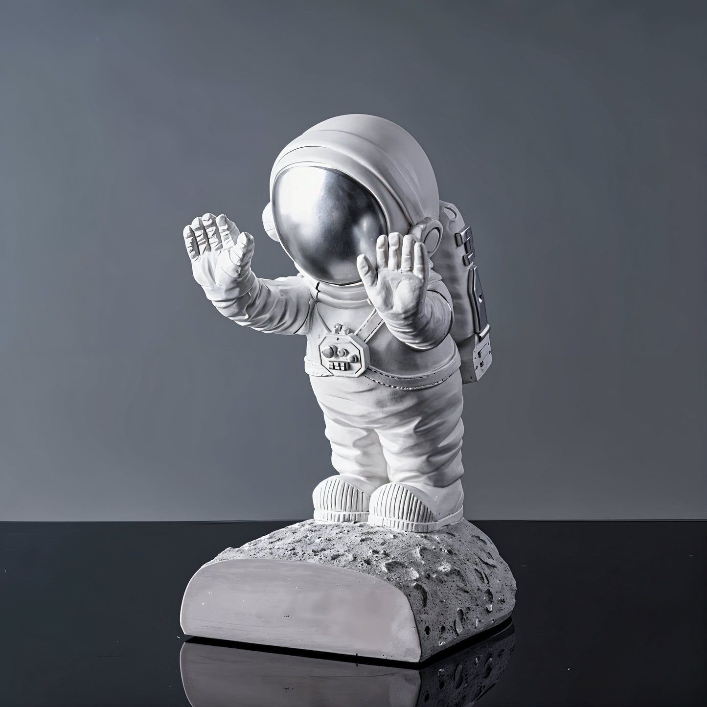 Astronaut Metalliske Bogender Dekorative Rumfartsudforsker Bogender