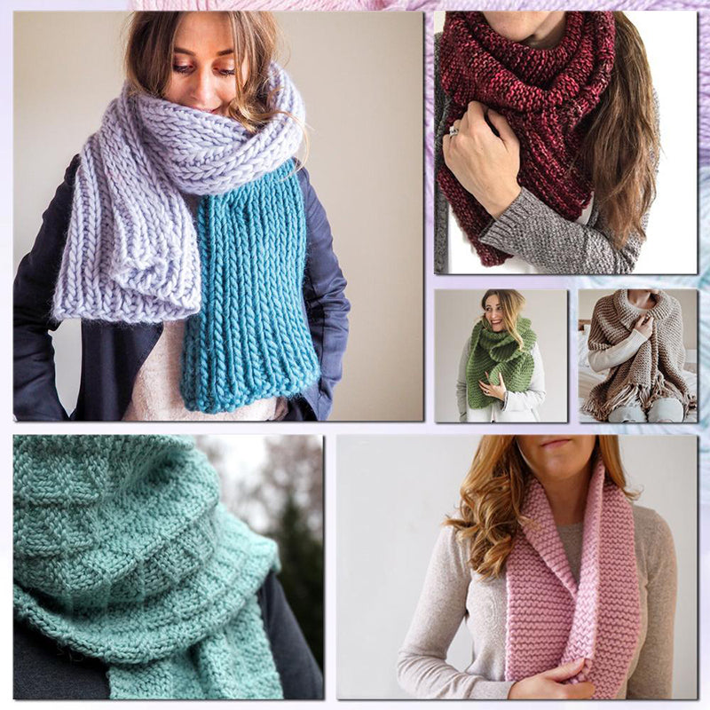 50% RABAT | KnitMaster™ - Sæt med strikkestoffer!