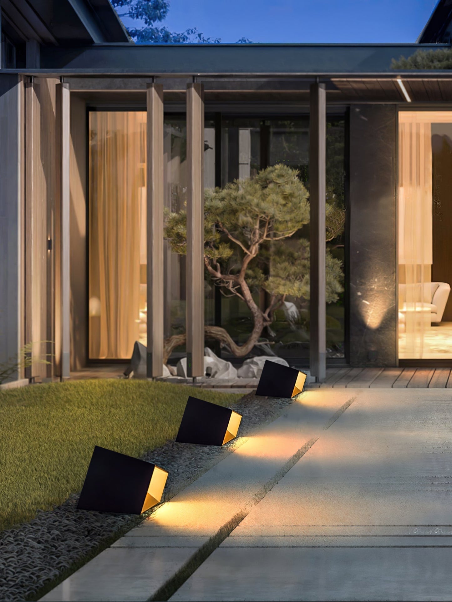Stilfuld Cube Garden Solenergilampe til Udeliv