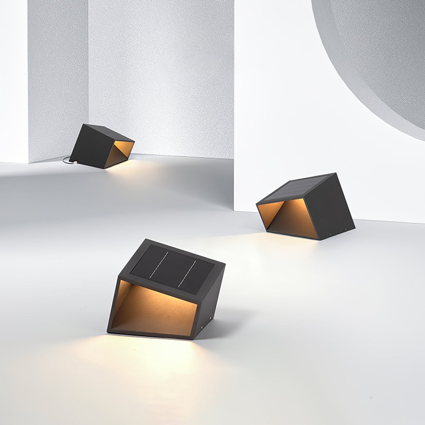 Stilfuld Cube Garden Solenergilampe til Udeliv