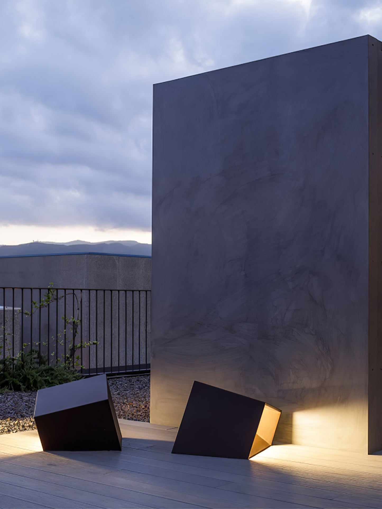 Stilfuld Cube Garden Solenergilampe til Udeliv