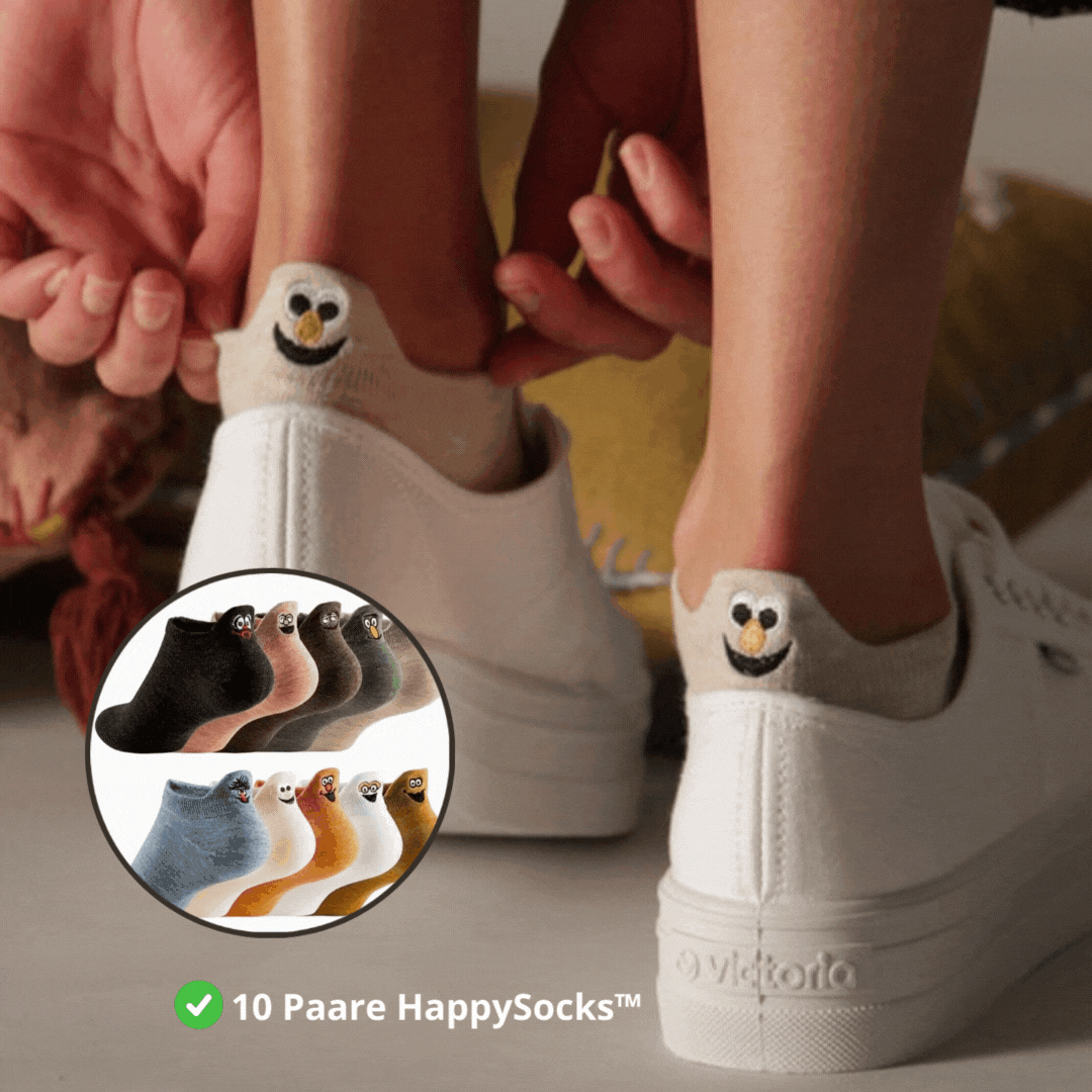 HappySocks™ - Sæt med 10 stk!