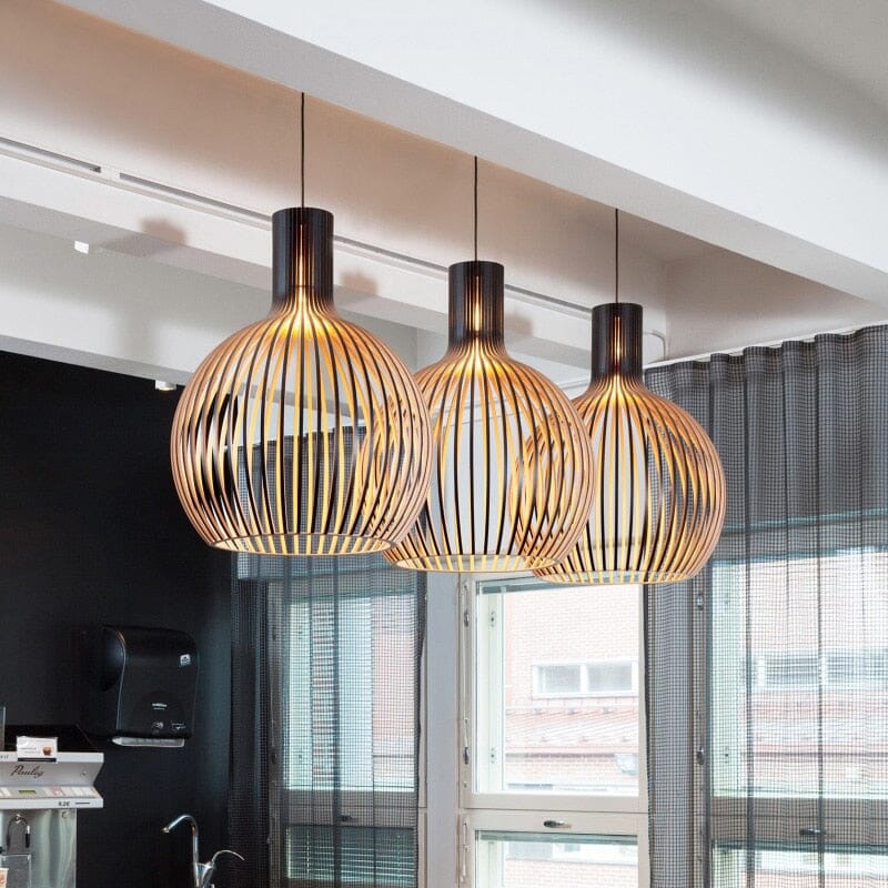 Stella™ - Nordisk burlampe lavet af træ