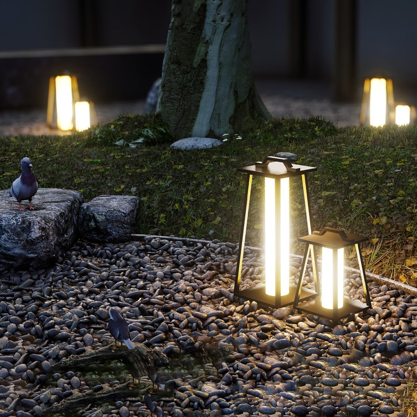 Roam Luxe Bærbar Udendørslampe til Stemningsfulde Aftener