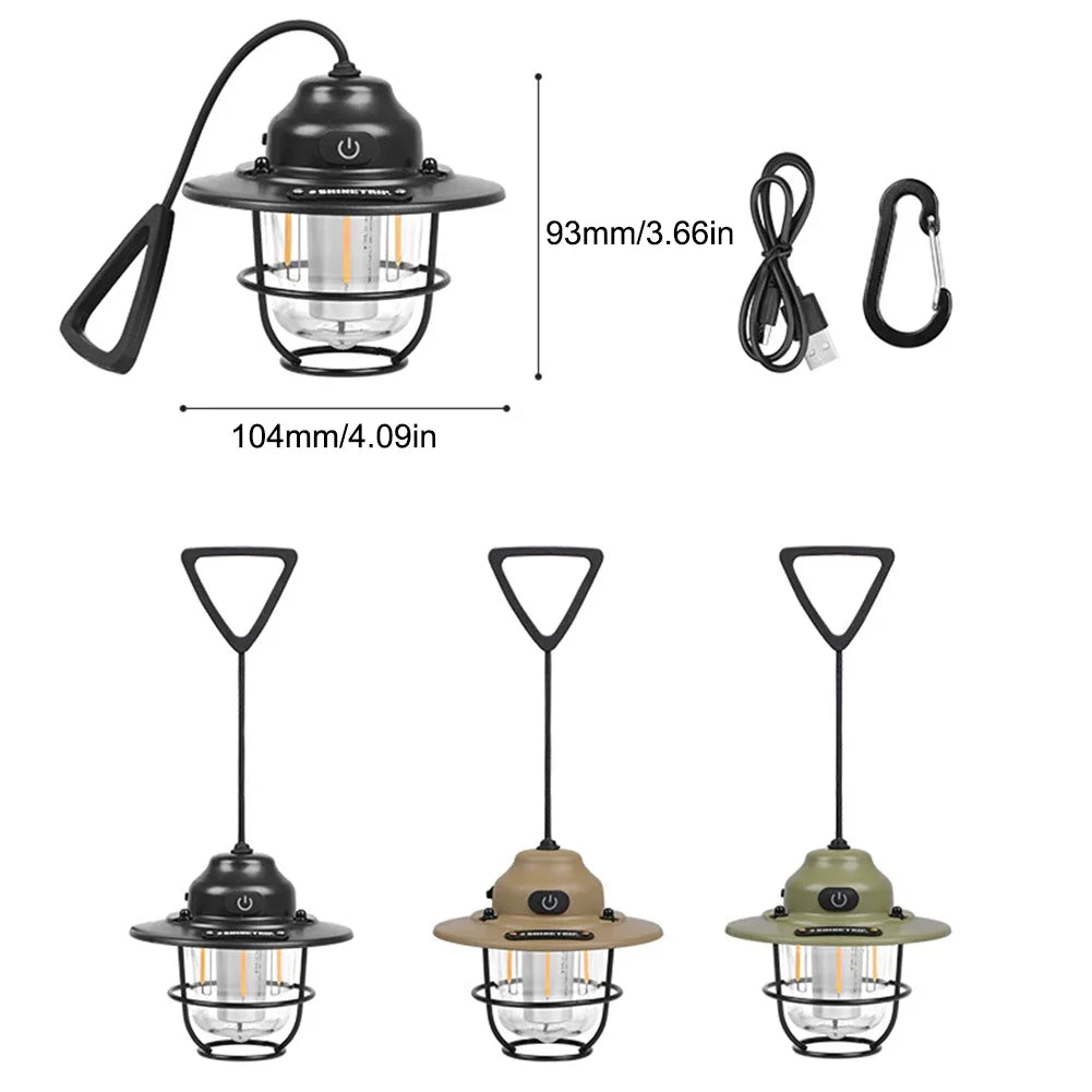 Retro LED Campinglanterne
