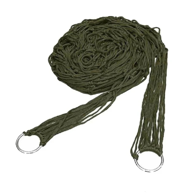 Bærbar Udendørs Sport Hængekøje - Mesh Net Til Camping, Have, Strand Og Rejser