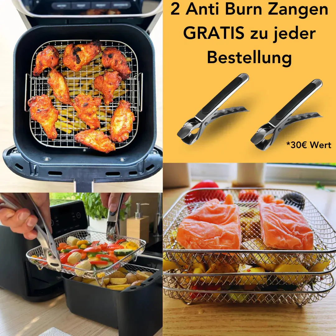 Ekstraudstyr til udvidelse af kapacitet til airfryer