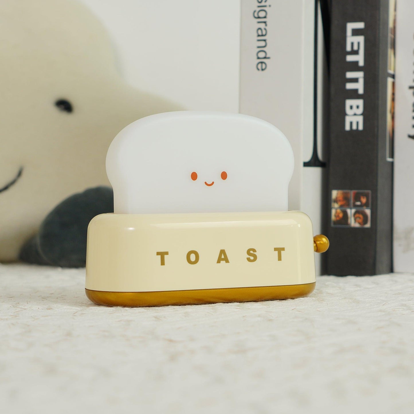 Stylish Bordlampe med Indbygget Batteri og Brødrister Design