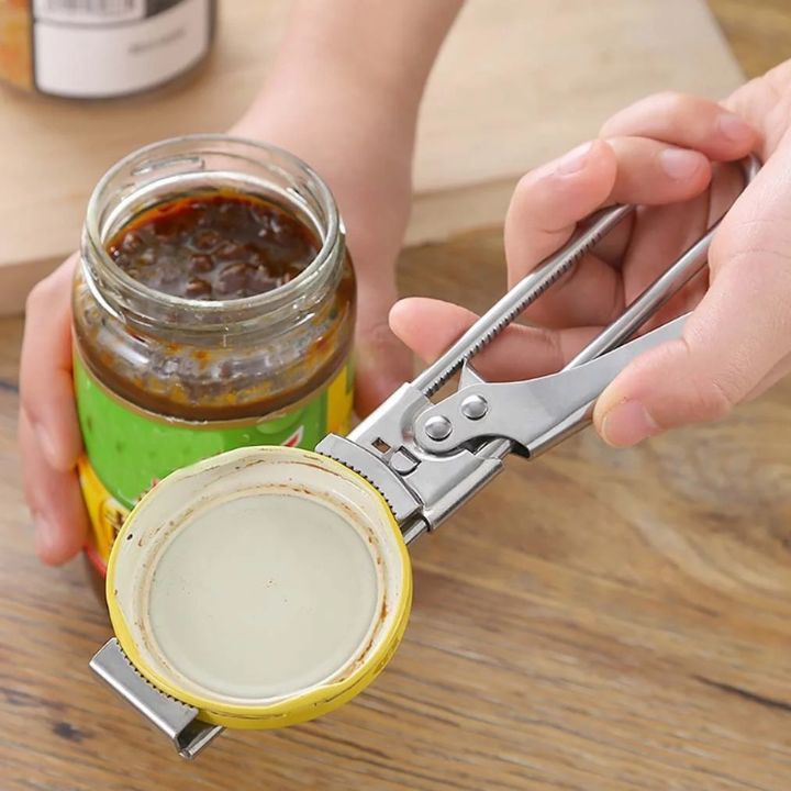 Ergonomisk lågåbner i rustfrit stål