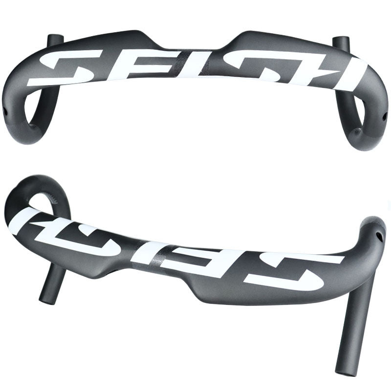 Carbonfiber Racercykel Bøjet Styr 380400420440mm Indvendig Cykelstyr