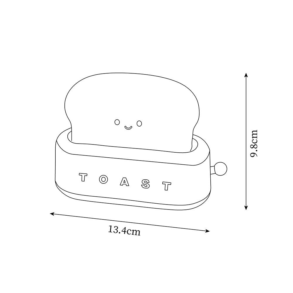 Stylish Bordlampe med Indbygget Batteri og Brødrister Design