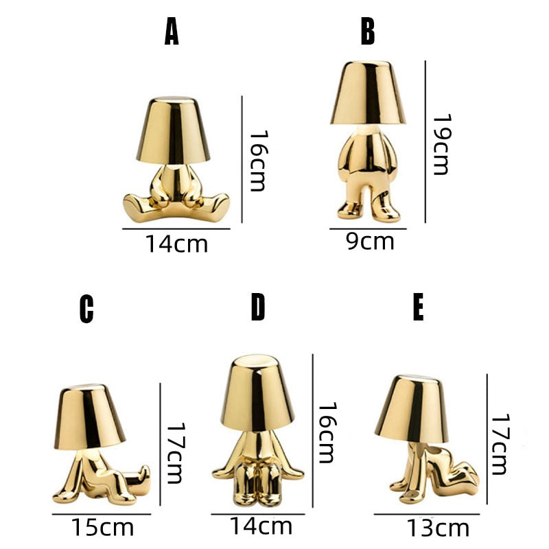 Figur Bordlampe – Sjov & Skulpturel