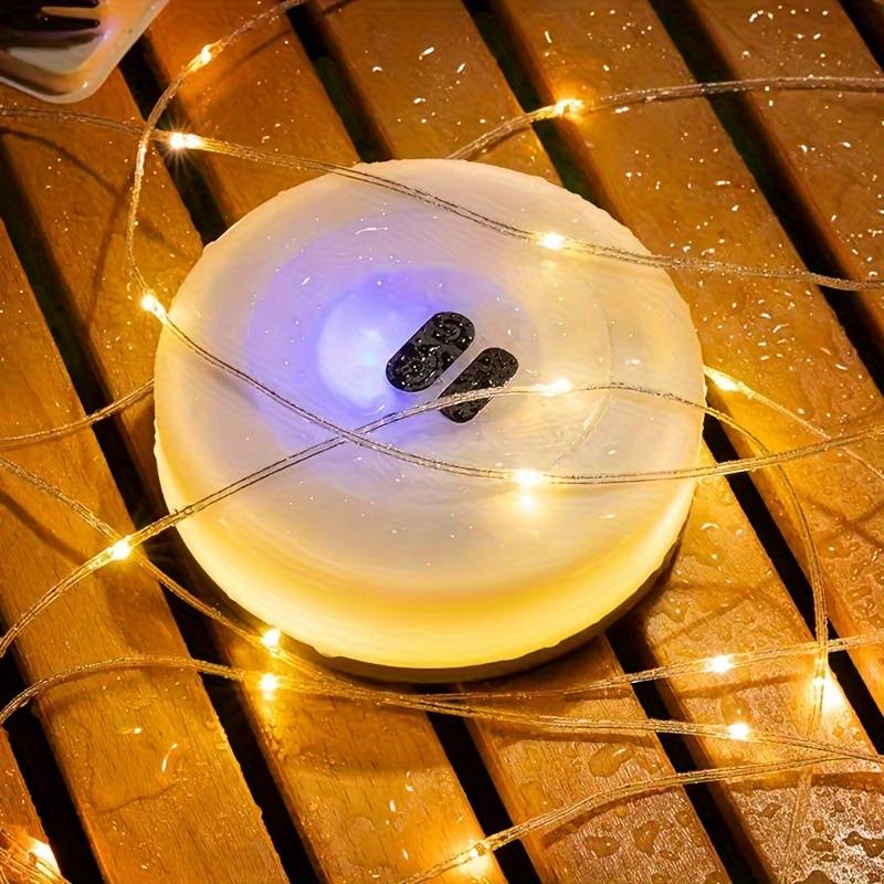 Fnuglet bærbar LED-fejelys girlander