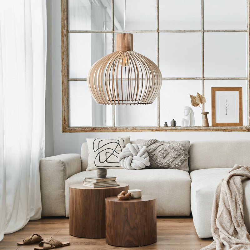 Stella™ - Nordisk burlampe lavet af træ
