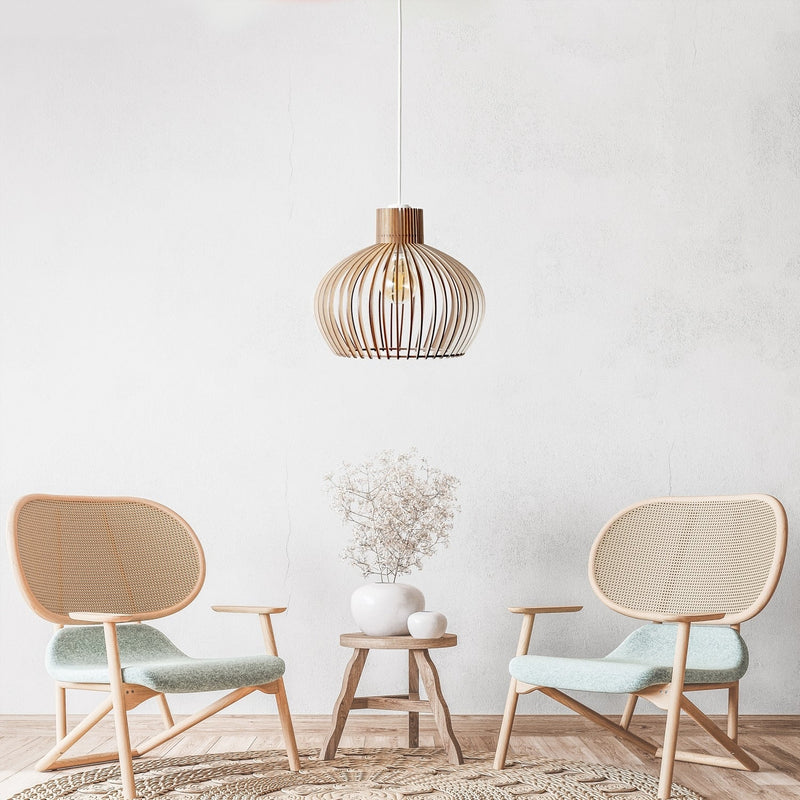 Stella™ - Nordisk burlampe lavet af træ