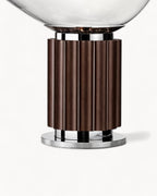 Art Deco Taccia bordlampe i sort, sølv eller bronze finish