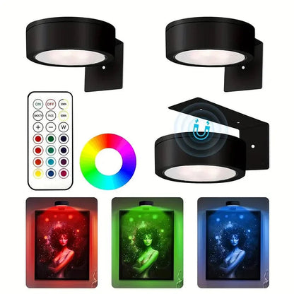 Magnetisk Male Lampe med 13 Justerbare Lysindstillinger