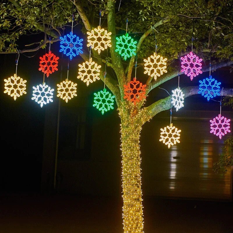 Magisk LED Snefnugsbelysning til en Fortryllende Jul!