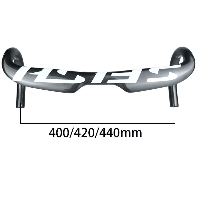 Carbonfiber Racercykel Bøjet Styr 380400420440mm Indvendig Cykelstyr