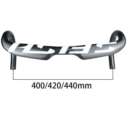 Carbonfiber Racercykel Bøjet Styr 380400420440mm Indvendig Cykelstyr