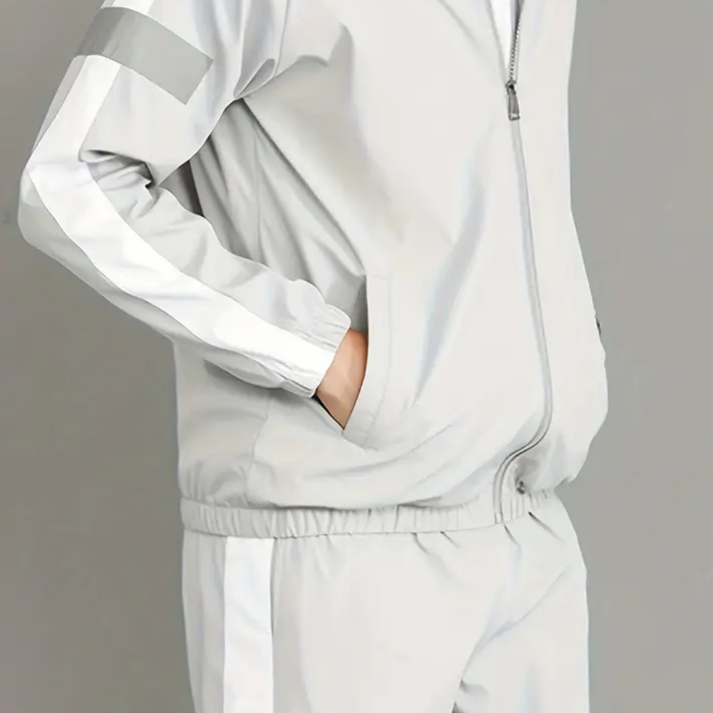 Herre Sporty Komfortabelt Træningssæt