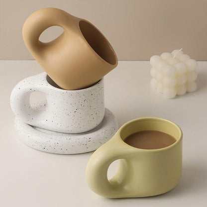 Keramisk Lucille-kop med moderne minimalistisk design