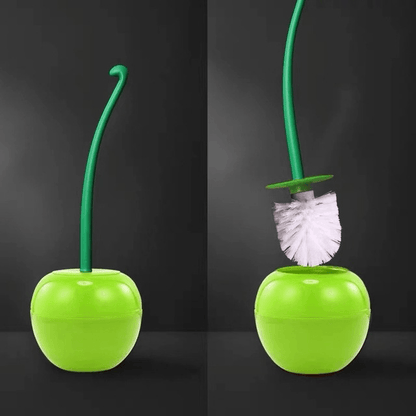 Elegant keramisk toiletbørstesæt med holder