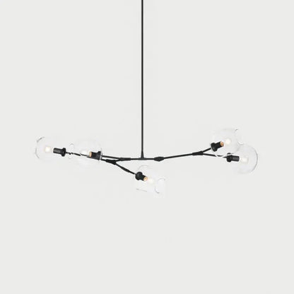 Loftlampe med Glas-Kupler – Moderne Statement