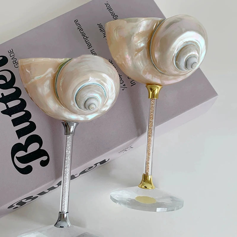 Hav-inspireret elegant blå cocktailglas