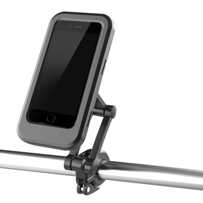 Cykel motorcykel vandtæt mobiltelefonholder vandtæt mobiltelefontaske sammenklappelig mobiltelefon navigationsholder regntæt taske