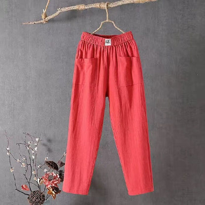 EcoEase™ - Casual Pants af bomuld og hør