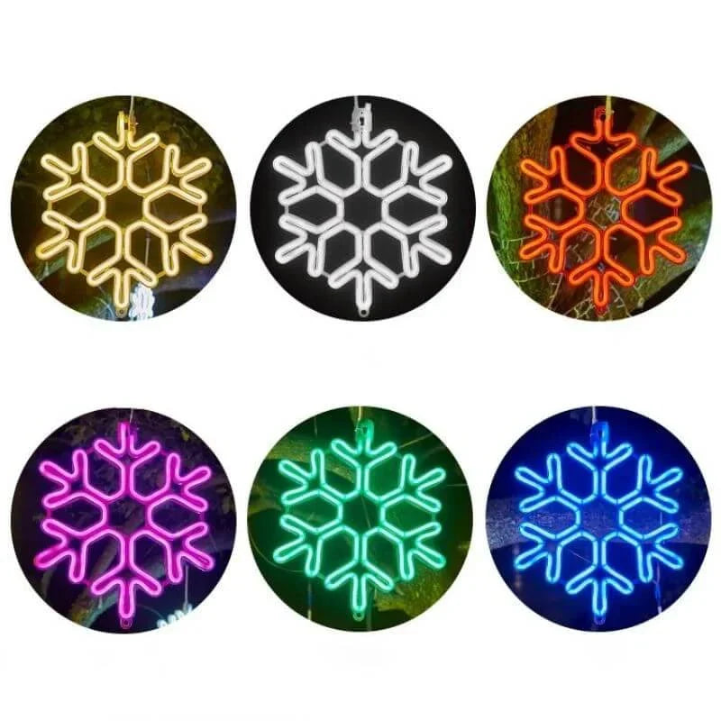 Magisk LED Snefnugsbelysning til en Fortryllende Jul!