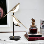 Fugle Bordlampe – Elegant Dekoration og Blødt Lys