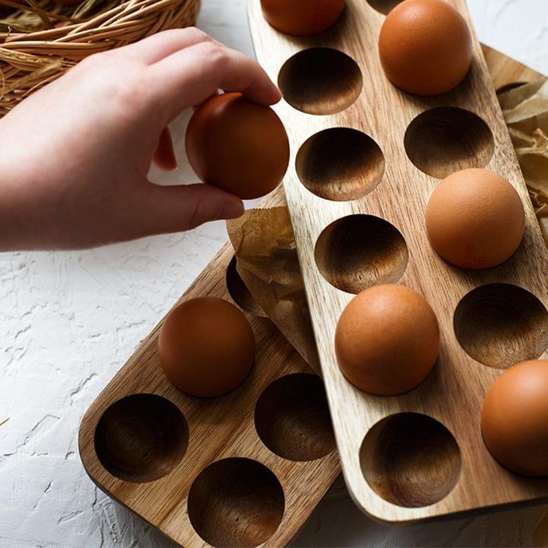 Æg Opbevarings Organizer Box Beholder til Køkken Køleskab