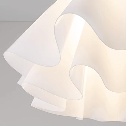 Loftlampe med Blødt Bølgedesign – Elegant & Lys