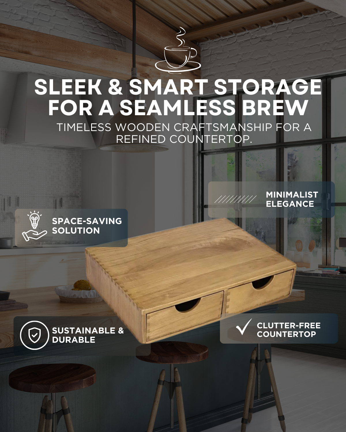 Solea Kaffekapsel Organizer Beholder Holder