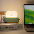 Stylish Bordlampe med Indbygget Batteri og Brødrister Design