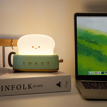 Stylish Bordlampe med Indbygget Batteri og Brødrister Design