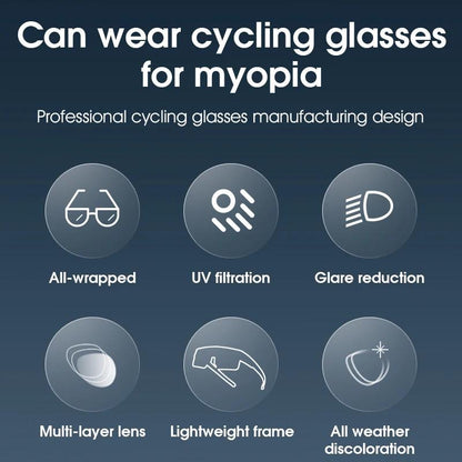 Fotochromiske cykelbriller med UV400 beskyttelse