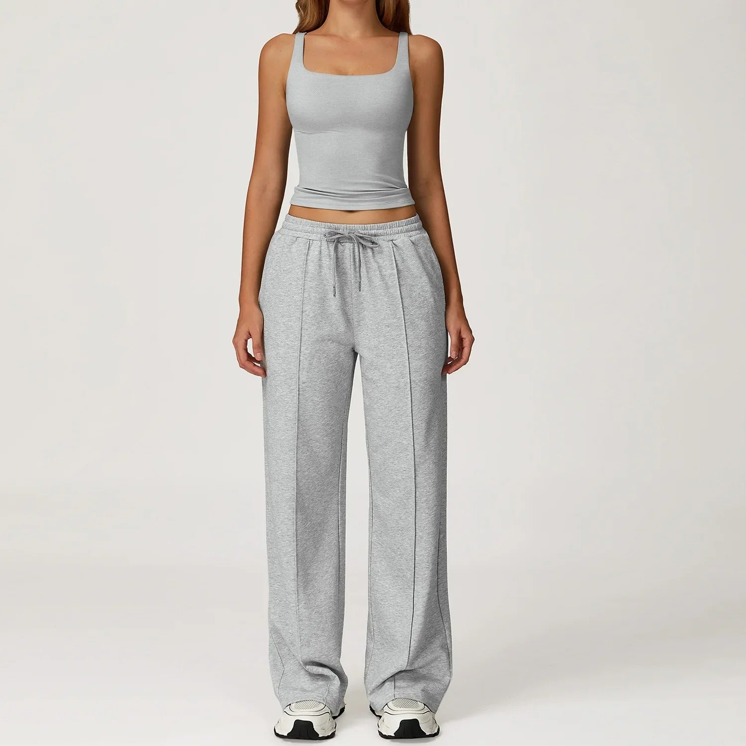 Kvinders Premium Minimal 2-delt Sæt Pink